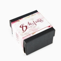 Женский подарочный набор "Эдди" 3 в 1: наручные часы, кулон, серьги, d-3 см