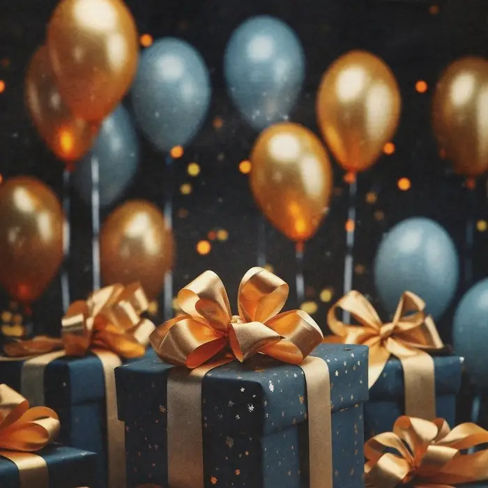 Пакет подарочный крафтовый &laquo;Подарки с золотым бантом&raquo; 27&times;22&times;11 см, 120 г/м&sup2;