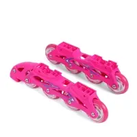 Коньки для фитнеса с роликовой платформой BlackAqua (р.34-37, мультиколор)