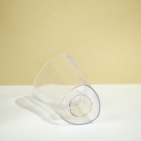 Горшок для орхидей, 1,3 л, 13,6 &times; 14,1 &times; 20 см, пластик, прозрачный