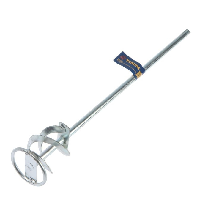 Миксер для красок и штукатурных смесей ТУНДРА, оцинкованный, SDS-plus, 60 х 10 х 400 мм Миксер для красок и штукатурных смесей ТУНДРА, оцинкованный, SDS-plus, 60 х 10 х 400 мм