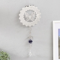 Ветряной колокольчик металл 3D "Ажурная бабочка" с бусиной 13,5х13,5х31 см Ветряной колокольчик металл 3D "Ажурная бабочка" с бусиной 13,5х13,5х31 см