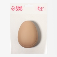 Расчёска массажная «Овал», 9.5×7×4.5 см, матовая, бежевая Расчёска массажная «Овал», 9.5×7×4.5 см, матовая, бежевая