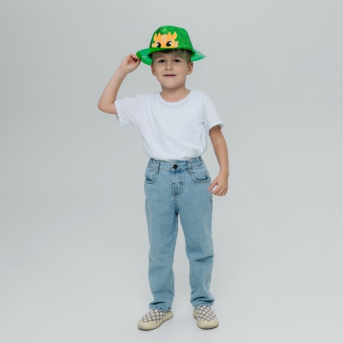 Карнавальная шляпа &laquo;Дракон&raquo;, цвет жёлтый