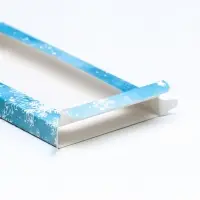 Коробка для шоколада с окном &laquo;Снежинки&raquo;, 17.1&times;8&times;1.4 см