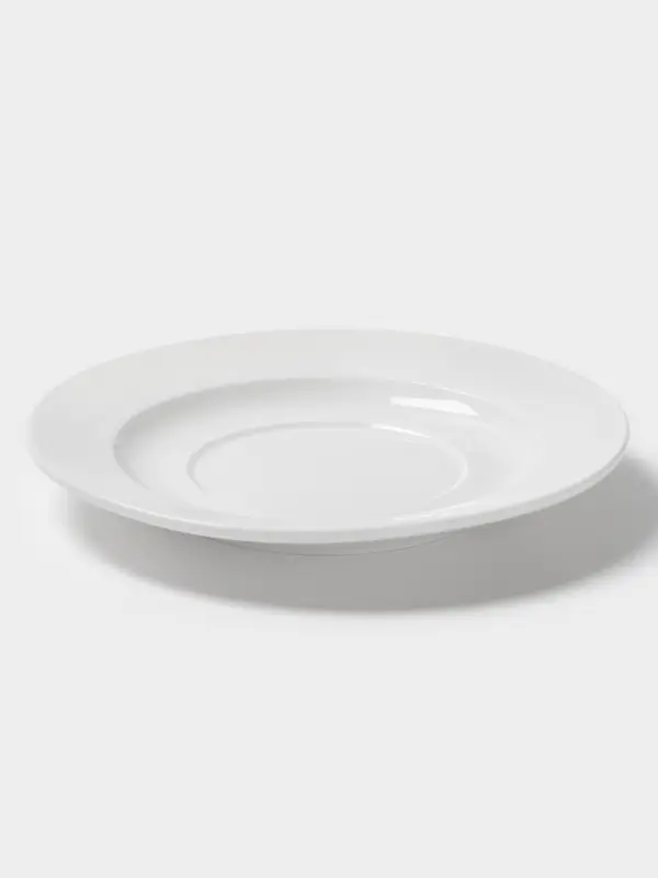 Блюдце Hanna Kn&ouml;vell, d=16.5 см, к бульоннице 300 мл, фарфор, белое