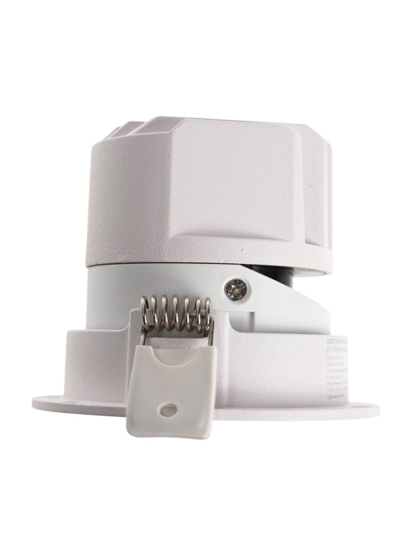 Светильник светодиодный встраиваемый, поворотный, 6Вт, 4000К, с драйвером, D75, белый