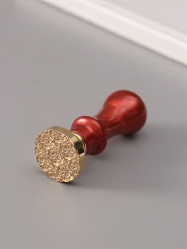 Печать для сургуча с пластиковой ручкой Печать для сургуча с пластиковой ручкой "Цветочная плитка" 6,3х2,5х2,5 см