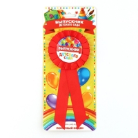 Значок - орден на Выпускной &laquo;Выпускник детского сада&raquo;, d = 6,7 см