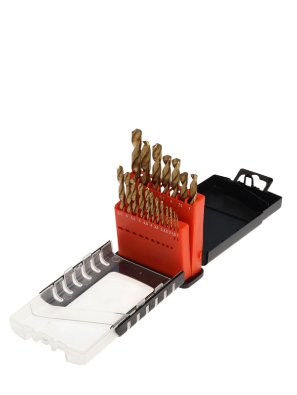 Набор свер по металлу ТУНДРА, HSS-Tin, цилиндрический хвостовик, 1 - 10 мм, 19 шт. Набор свер по металлу ТУНДРА, HSS-Tin, цилиндрический хвостовик, 1 - 10 мм, 19 шт.