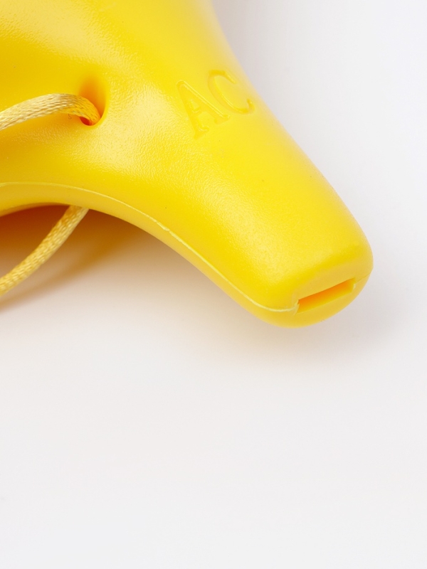 Окарина Music Life 12 отверстий, желтая, 17,5 х 9,5 х 4,5 см