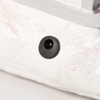 Светодиодная фигура &laquo;Вертолёт с Дедом Морозом&raquo; 31.5 &times; 18 &times; 18 см, полистоун, батарейки ААх3 (не в комплекте), USB, свечение мульти