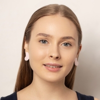 Серьги акриловые &laquo;Сердечки&raquo; широкие, цвет светло-розовый