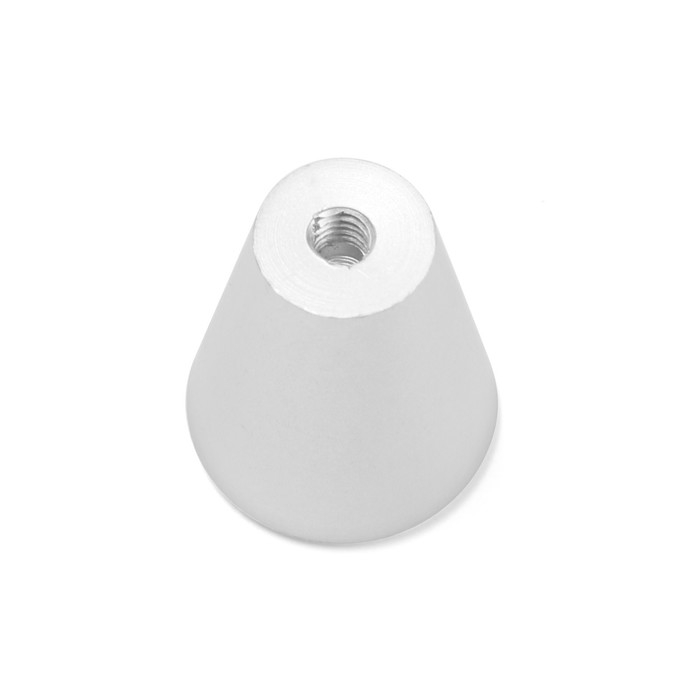 Ручка кнопка ТУНДРА РК019SC, цвет матовый хром, 8 шт