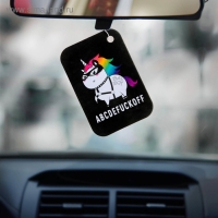 Ароматизатор в машину Luazon &laquo;ABCDEFUCKOFF&raquo;, аромат чёрный лёд