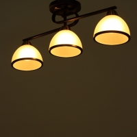 Люстра "Рендо" 3хЕ27 40Вт черно-бронзовый 61х15х23 см