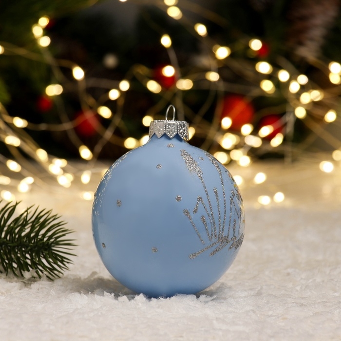 Шар "Олененок под кустиком", 80 мм., в подарочной упаковке, мультицвет