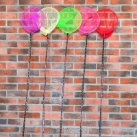 Сачок детский, ручка чёрный горох, 120 см, d=28 см, цвета МИКС Сачок детский, ручка чёрный горох, 120 см, d=28 см, цвета МИКС