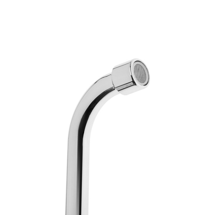 Смеситель для ванны "ОЛИМП" OC7601eco, двухвентильный, длина излива 30 см, хром