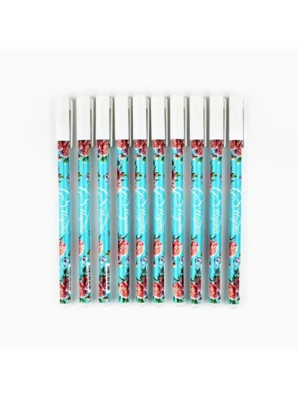 Пиши стирай ручка синяя паста, гелевая 0,5 мм с колпачком &laquo;С 8 Марта&raquo;