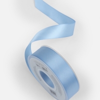Лента атласная двухсторонняя №332 25мм*25±1м небесно-голубой TR Лента атласная двухсторонняя №332 25мм*25±1м небесно-голубой TR