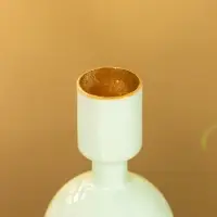 Подсвечник на 1 свечу "Мята" с 1 сферой 7,5х7,5х11,5 см