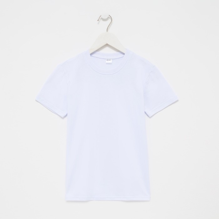 Футболка детская, цвет белый, рост 152 см