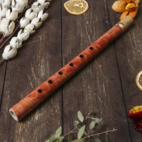 Сувенирный музыкальный инструмент бамбук "Флейта" 30x2,5x2,5 см