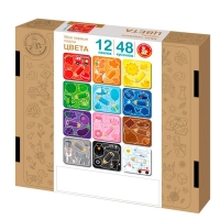 Пазлы из дерева &laquo;Мои первые пазлы&raquo; &laquo;Цвета&raquo; 48 элементов