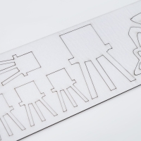 Наклейки интерьерные "Небо", детские, декор на стену, панно 120 х 56 см
