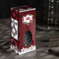 Светодиодная фигура «Камин с гирляндой» 5.5 × 13 × 5.5 см, пластик, батарейки AG13х3 (в комплекте), свечение тёплое белое Светодиодная фигура «Камин с гирляндой» 5.5 × 13 × 5.5 см, пластик, батарейки AG13х3 (в комплекте), свечение тёплое белое