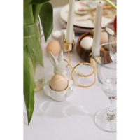 Подставка для яиц Доляна &laquo;Зайка&raquo;, 12,5&times;8&times;9,5 см