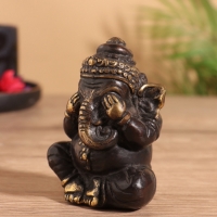 Сувенир бронза "Ганеша" 6х5х8 см