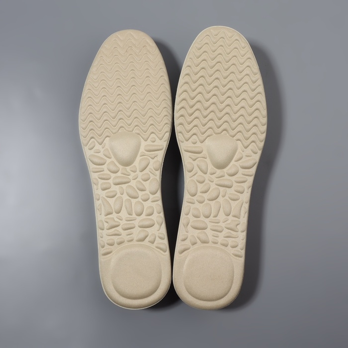 Стельки для обуви, универсальные, р-р RU до 45 (р-р Пр-ля до 46), 28,5 см, пара, цвет бежевый