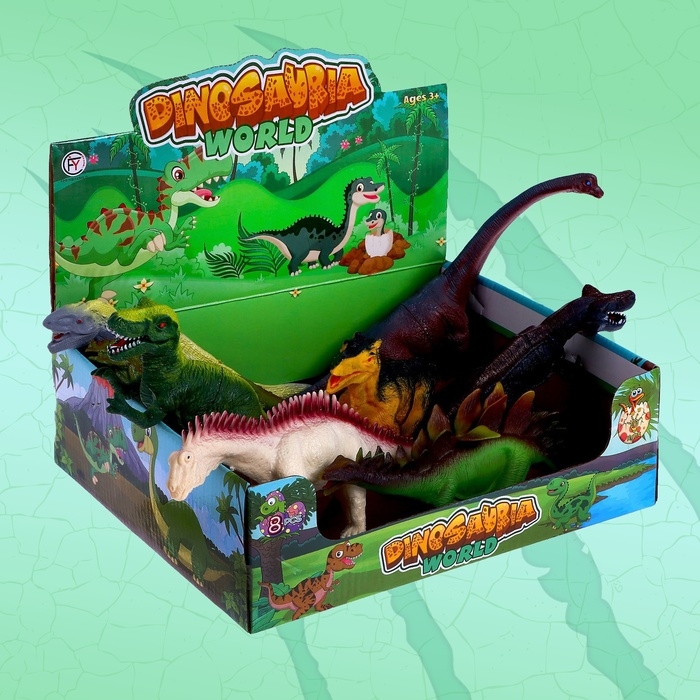 Фигурка динозавра &laquo;Мир динозавров&raquo;, 8 видов, МИКС