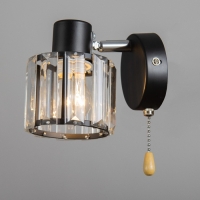 Бра с переключателем 59386/1 E14 40Вт черный-хром 19х11х12 см