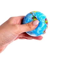 Мяч детский мягкий &laquo;Глобус&raquo;, в шоубоксе