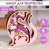 Роспись по дереву «Кошка» Роспись по дереву «Кошка»