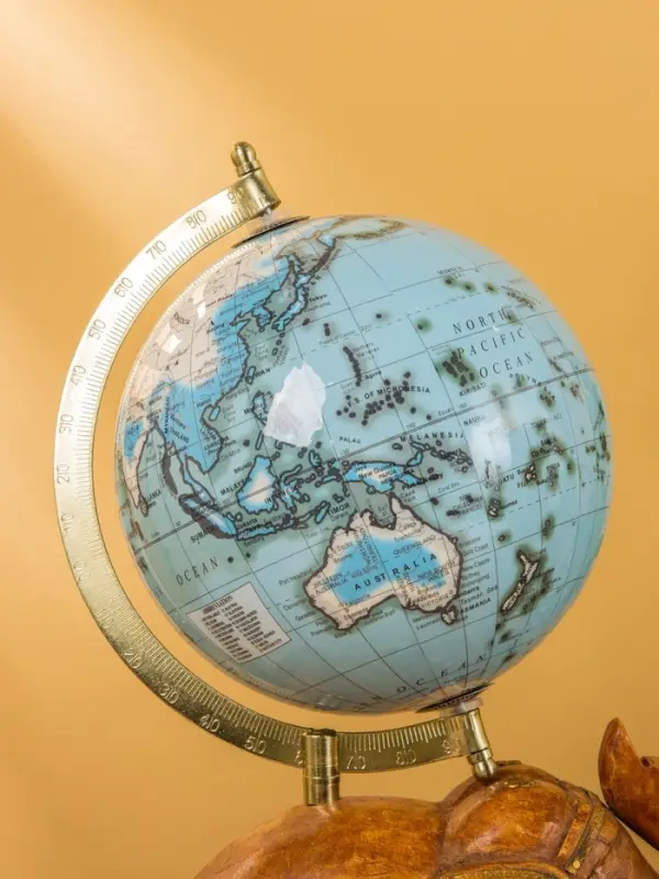 Глобус сувенирный, 25&times;16&times;36 см, подставка дерево