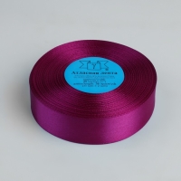 Лента атласная, 25 мм &times; 33 &plusmn; 2 м, цвет светло-лиловый №027