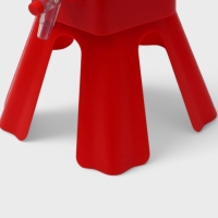 Башня пивная Tavimo, 3 л, ёмкость для льда, подсветка, пластик, красный