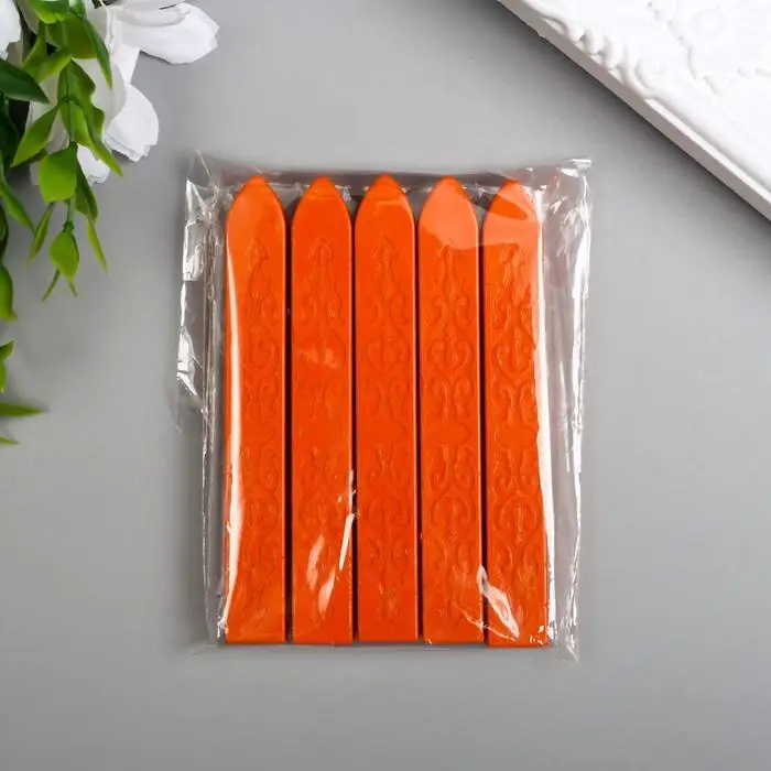 Сургуч для печати "Оранжевый" 9х1х1 см