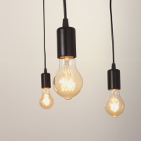 Светильник "Паук" черный 6x40Вт E27 черный BayerLux