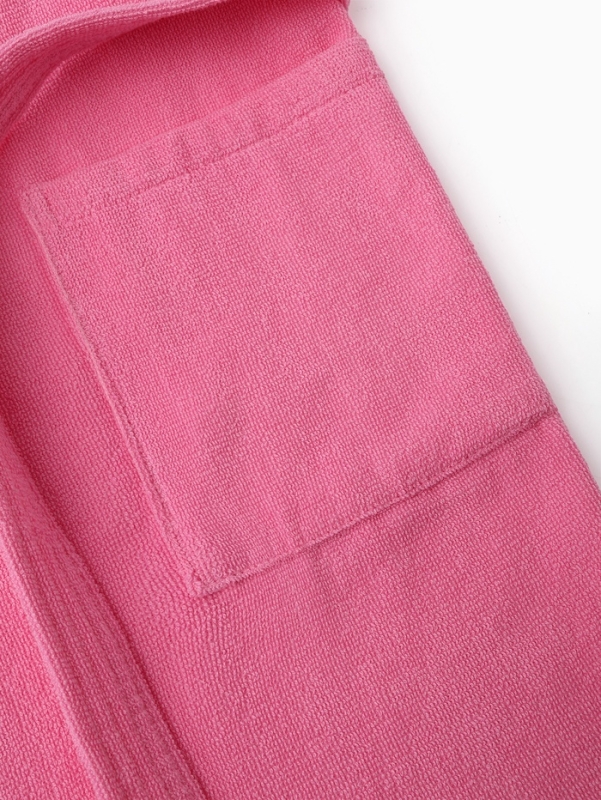 Халат женский Этель, цв. розовый, р-р 46-48, 100% хл, 340 г/м2