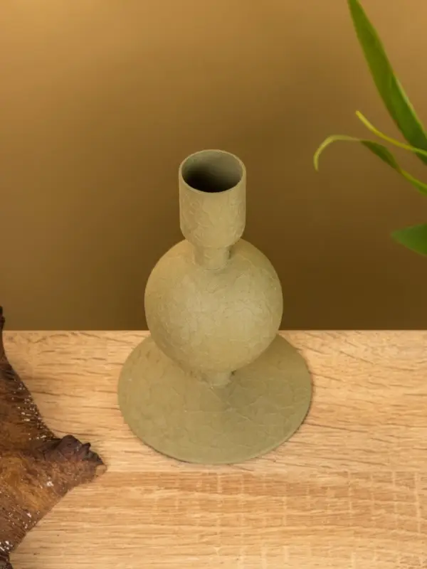 Подсвечник на 1 свечу "Кипарис" с 1 сферой 7,5х7,5х11,5 см