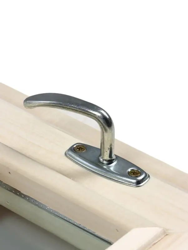 Окно, 30&times;30см, однокамерный стеклопакет, осина