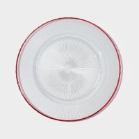 Тарелка подстановочная "Radiant" 33 см, цвет прозрачный