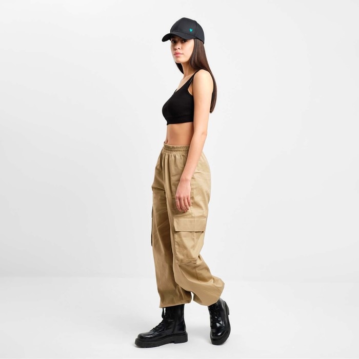 Топ женский укороченный Mist Old School размер 46, цвет чёрный