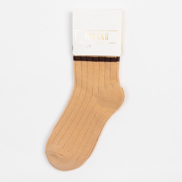 Носки детские MINAKU цв.бежевый, р-р 18-22 см