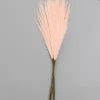 Искусственное растение для творчества "Ковыль" персик 29 см